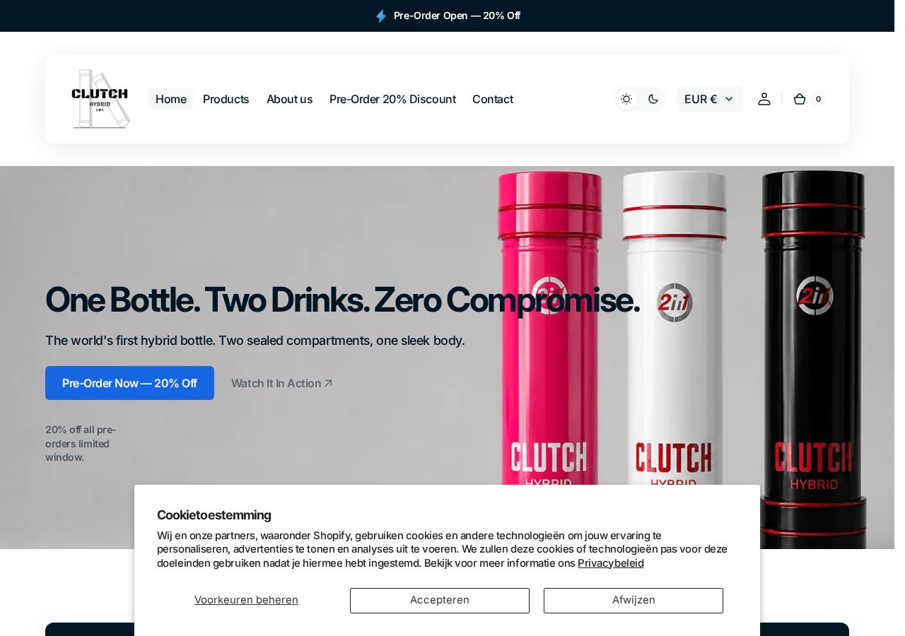clutchbottle.com website project
